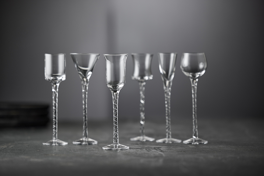 Vasos de chupito para vodka y aquavit Rom, 6 unidades