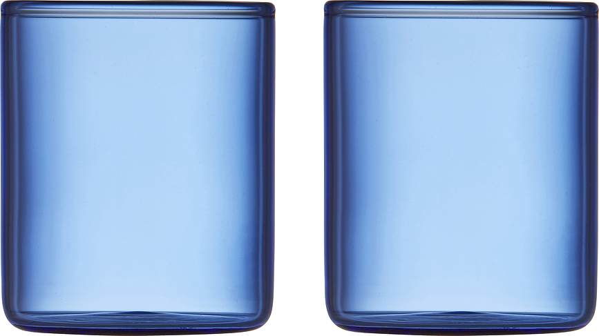 Vasos de chupito Torino, 60 ml, azules, 2 unidades