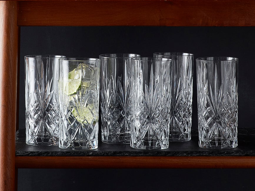 Vasos de cristal Melodia, 360 ml, 6 unidades