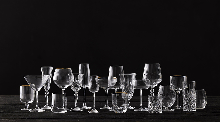 Vasos Palermo Gold, 350 ml, 4 unidades