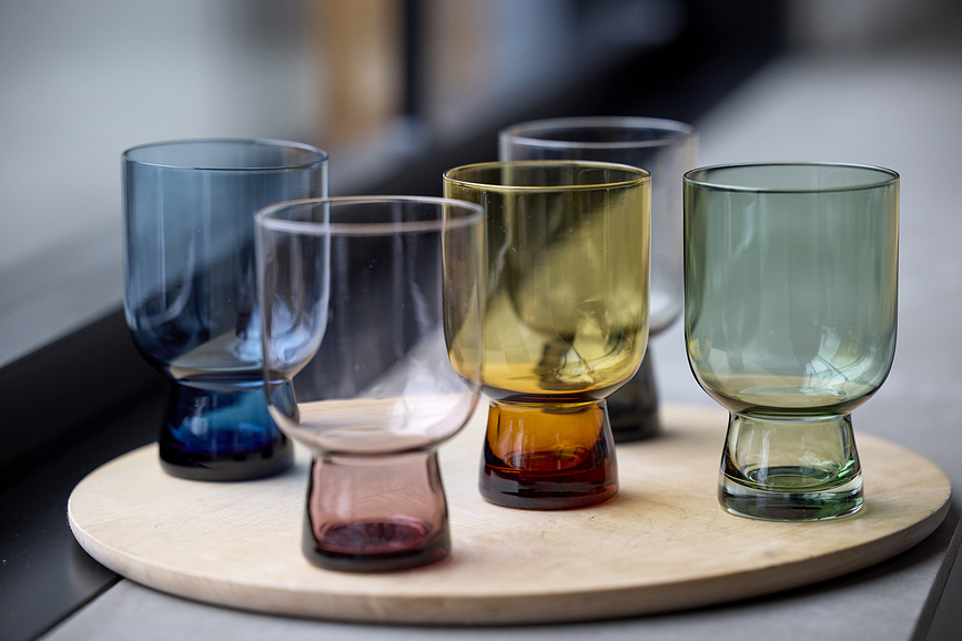 Vasos Sorrento 300 ml, grises, 4 unidades