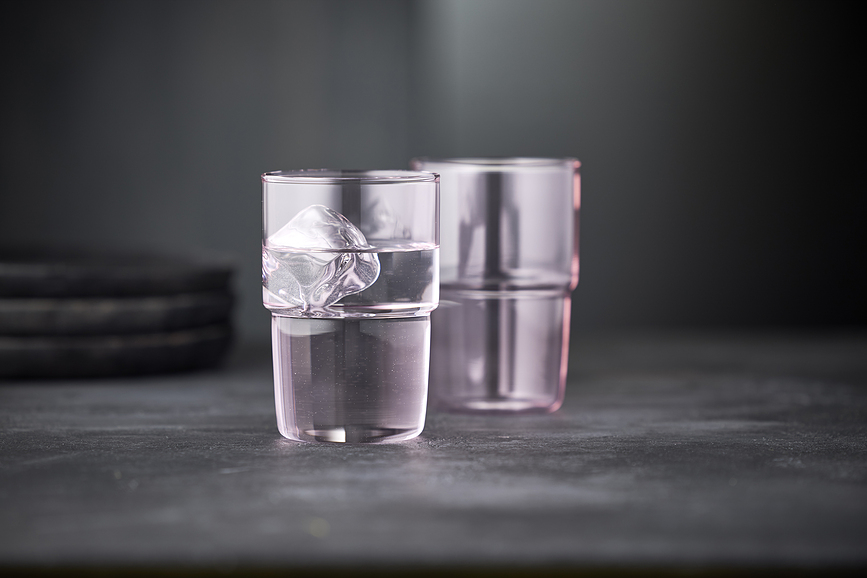 Vasos Torino, 400 ml, verdes, 2 unidades