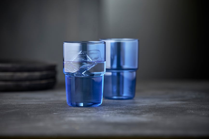 Vasos Torino, 400 ml, verdes, 2 unidades