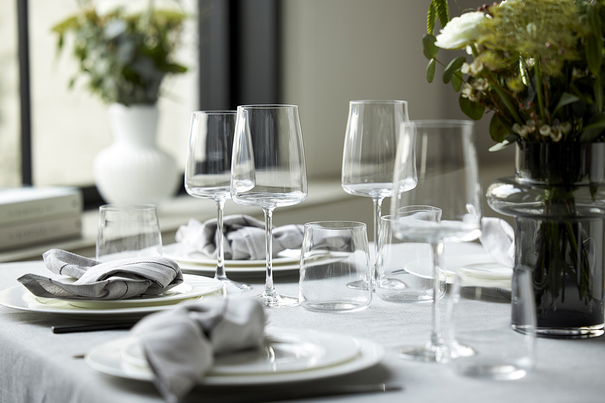 Vasos Zero 420 ml, transparentes, 6 unidades