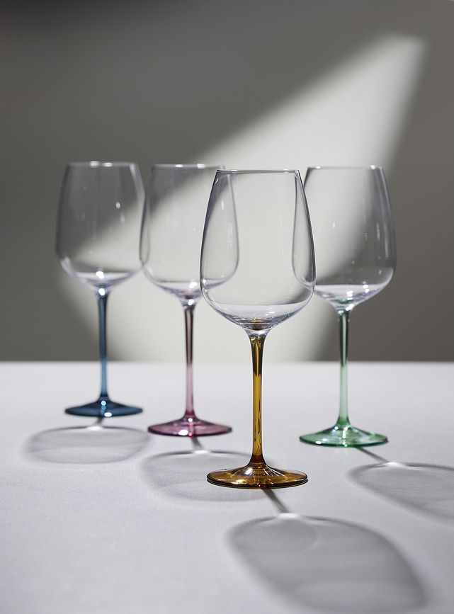 Vienna Čaše za vino 530 ml plave 4 kom.