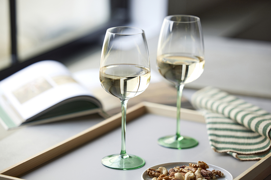 Vienna Ποτήρια Κρασιού, 530 ml, μπλε, 4 τμχ