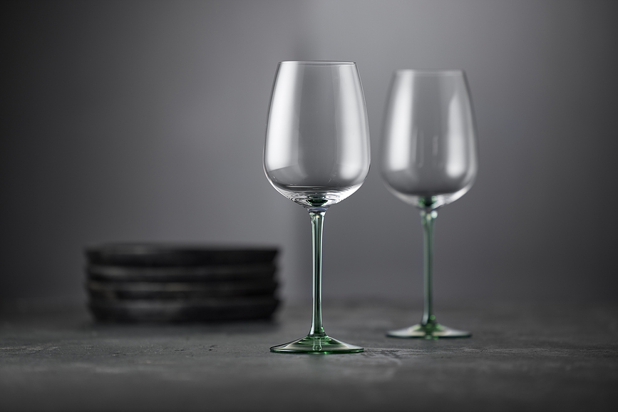 Vienna Verres à Vin 530 ml, bleus, Lot de 4