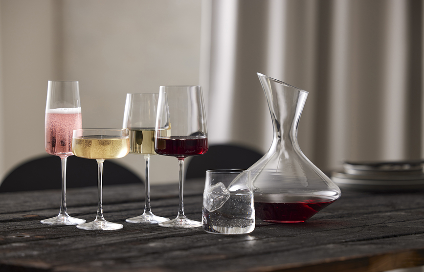 Zero Flûtes à Champagne 260 ml, Lot de 4