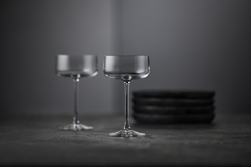 Zero Flûtes à Champagne 260 ml, Lot de 4