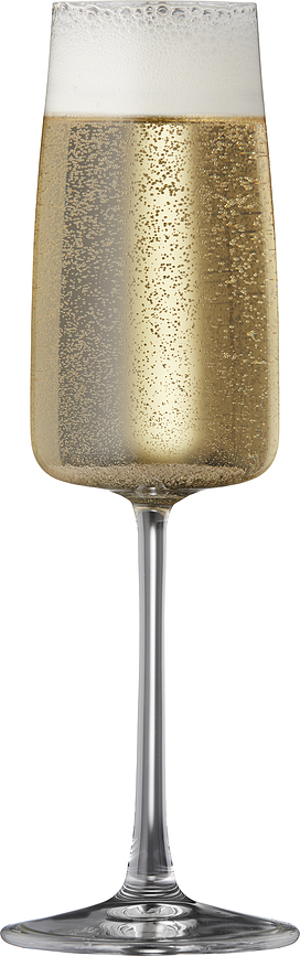 Zero Flûtes à Champagne, 300 ml, Lot de 4