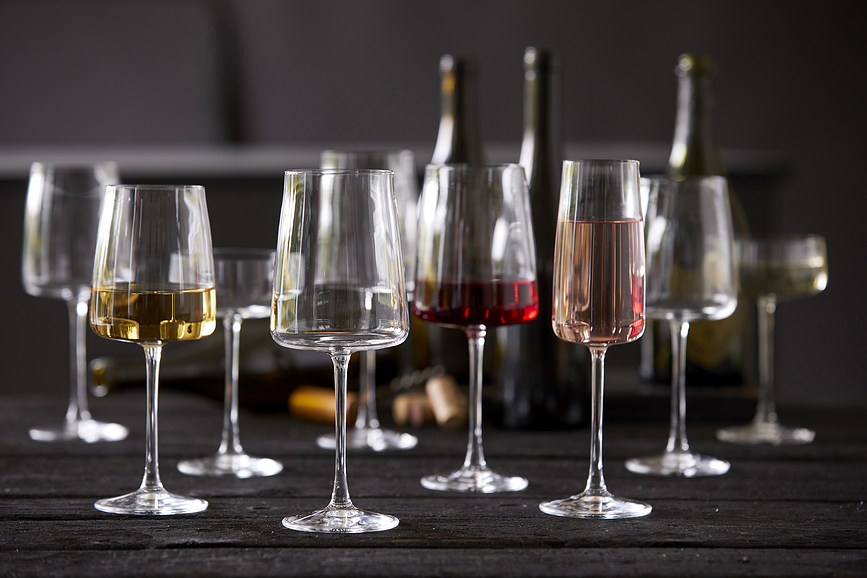 Zero Flûtes à Champagne, 300 ml, Lot de 4