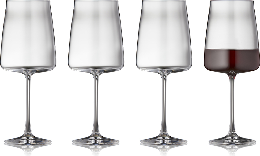 Zero Kozarci za rdeče vino, 540 ml, 4 kosi