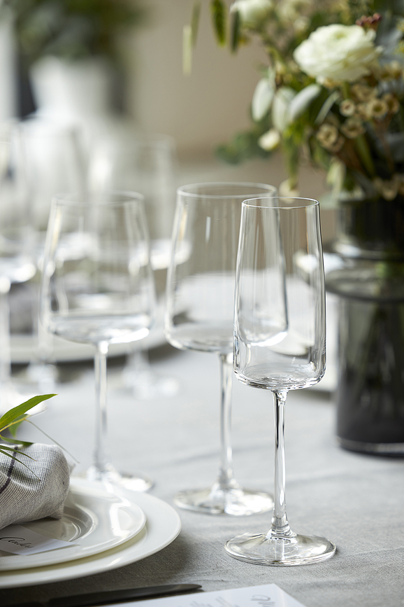 Zero Kozarci za šampanjec, 300 ml, 4 kosi