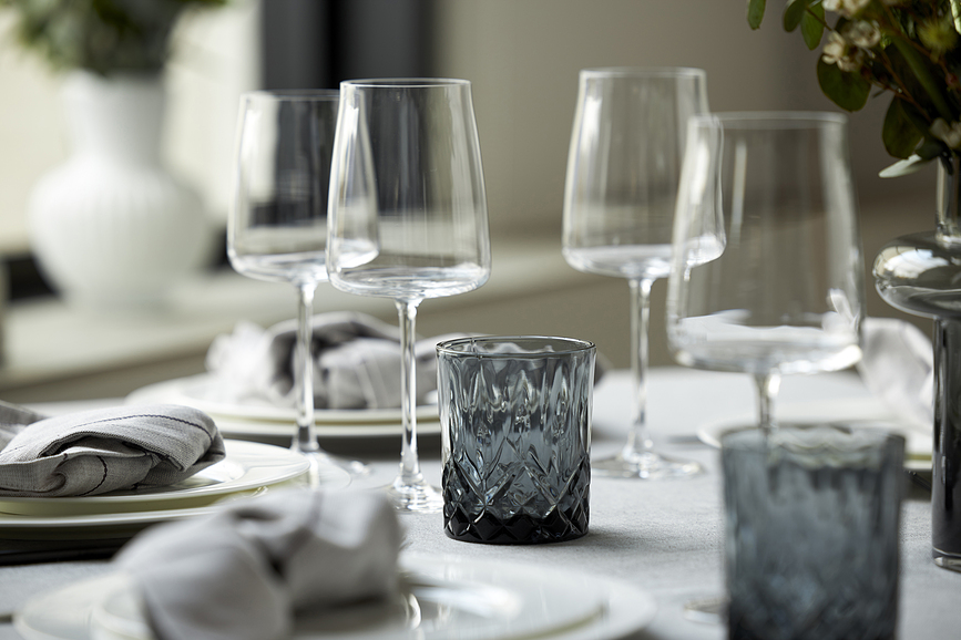 Zero Verres à vin rouge, 540 ml, Lot de 4