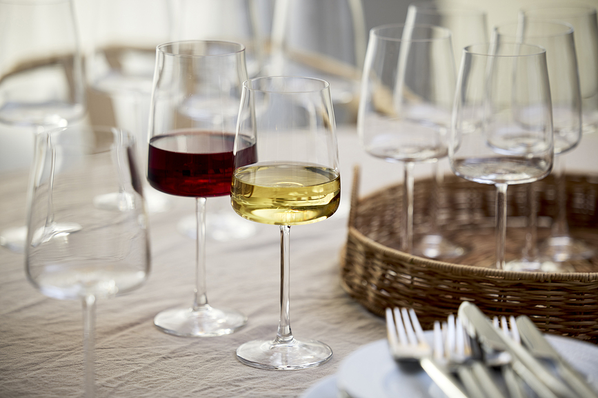 Zero Verres à vin rouge, 540 ml, Lot de 4