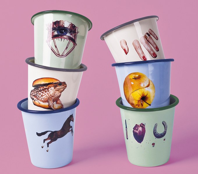 Tasses émaillées Seletti Wears Toiletpaper 1