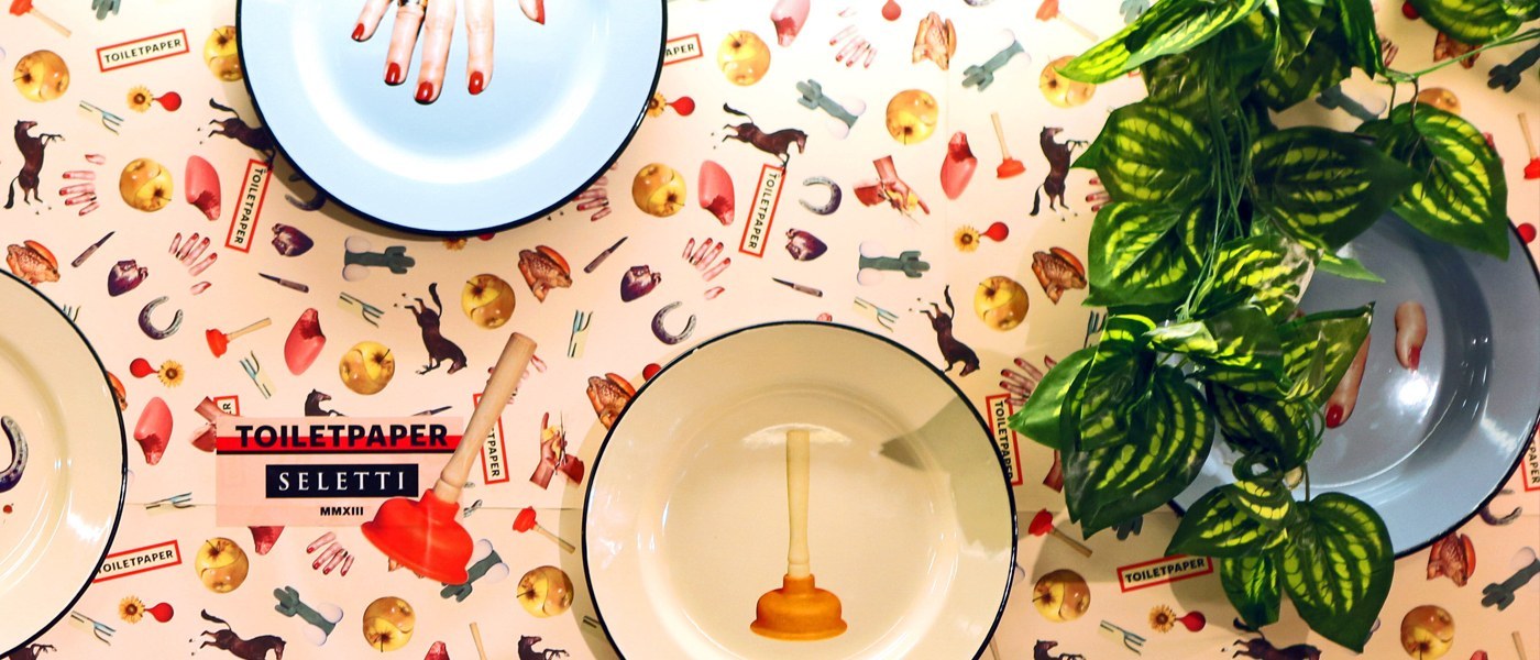 Nappe cirée Seletti Wears Toiletpaper