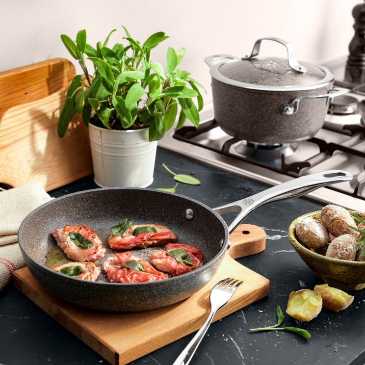 Sartén de inducción Ballarini Salina Granitium