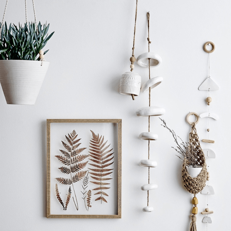 Pots suspendus blancs