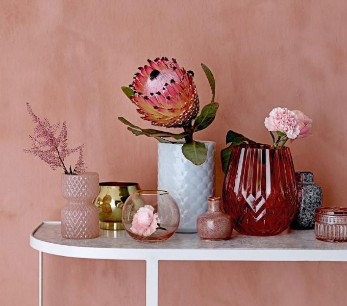 crveni kućni dodaci