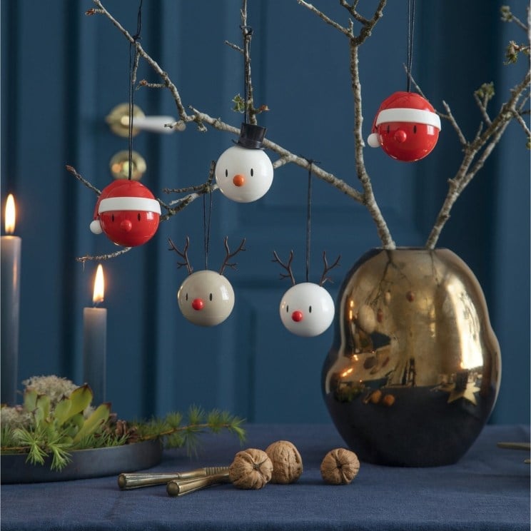 Decoraciones navideñas 2025: bolas Hoptimist