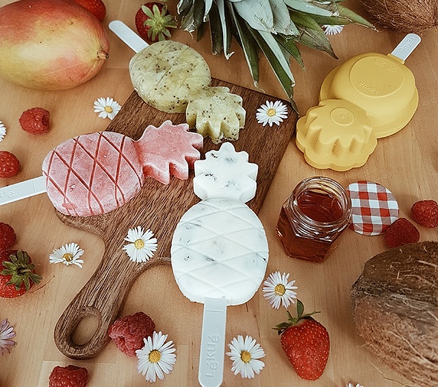 σπιτικό παγωτό ξηρών καρπών και αποξηραμένων φρούτων