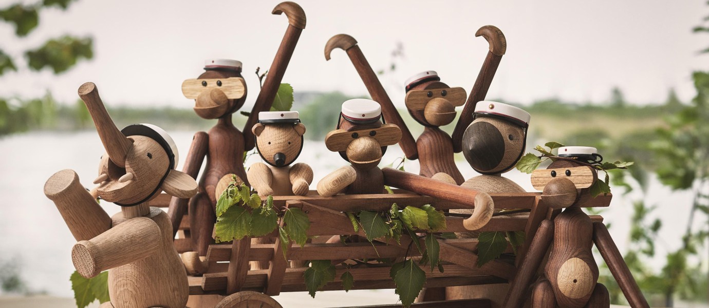 kay bojesen drveni majmun