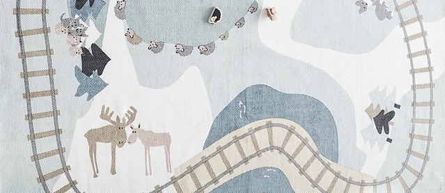 Pastelni dječji tepih