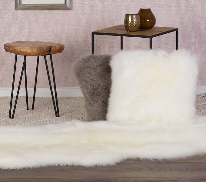 Premium Sheep tepih boje bjelokosti