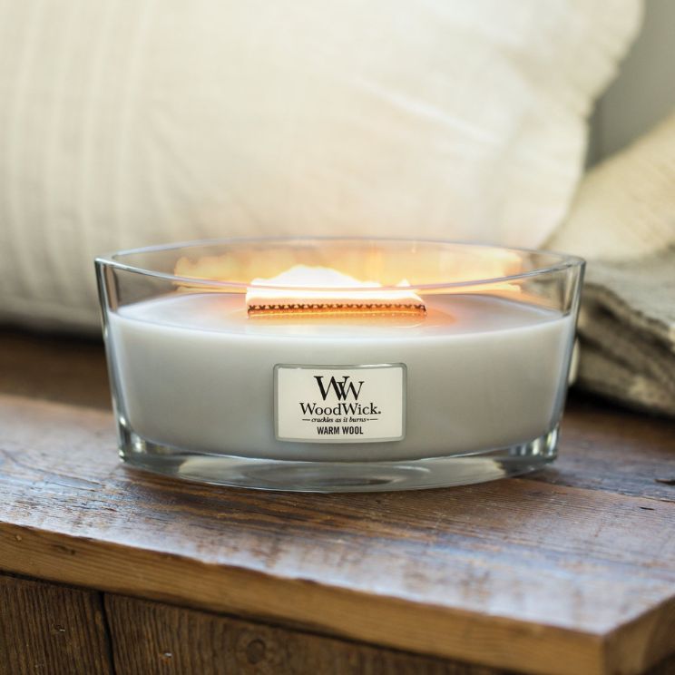 Fête des Mères : longue bougie Woodwick