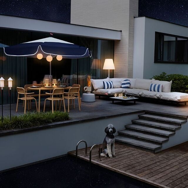 fiesta en el jardín Fatboy