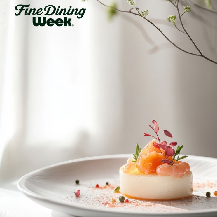 fine dining week: danie wyeksponowane na baiłym talerzu