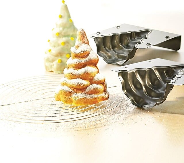 Kalup za tijesto u obliku božićnog drvca