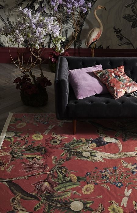 crveni Essenza tepih