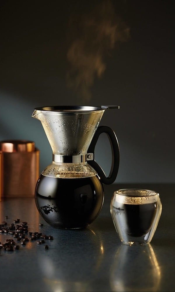 LeXpress vrč za kavu s filterom za sporo kuhanje