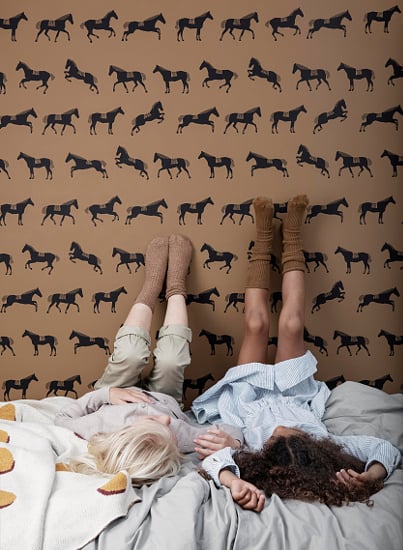 Ferm Living horse wallpaper