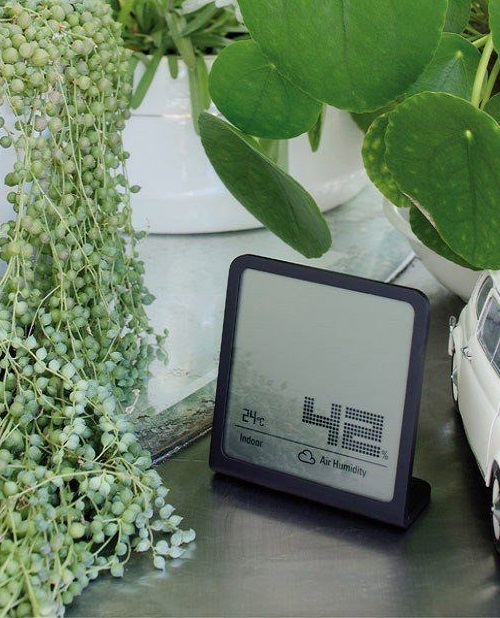 Selina black hygrometer