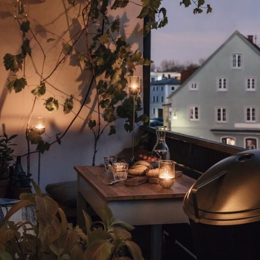 Laternen und Windlichter für Terrasse und Balkon