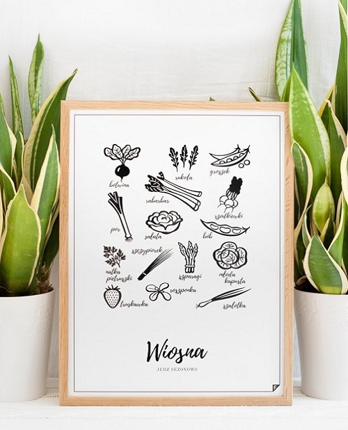 Αφίσα Άνοιξη - Φάτε εποχιακά