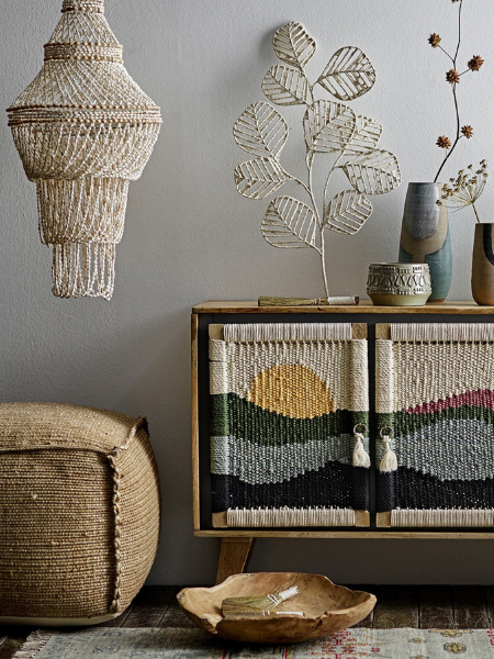 υφαντά σε στυλ boho