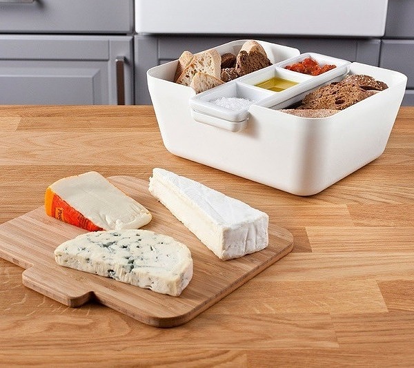 Posuda za kruh u kompletu za grickalice Bread & Dip