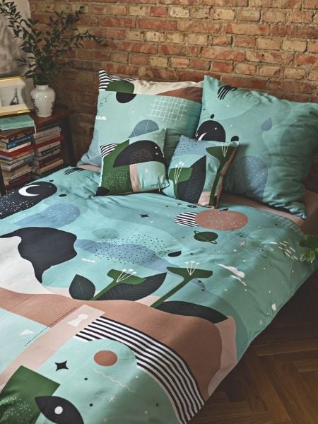 colorful bedding