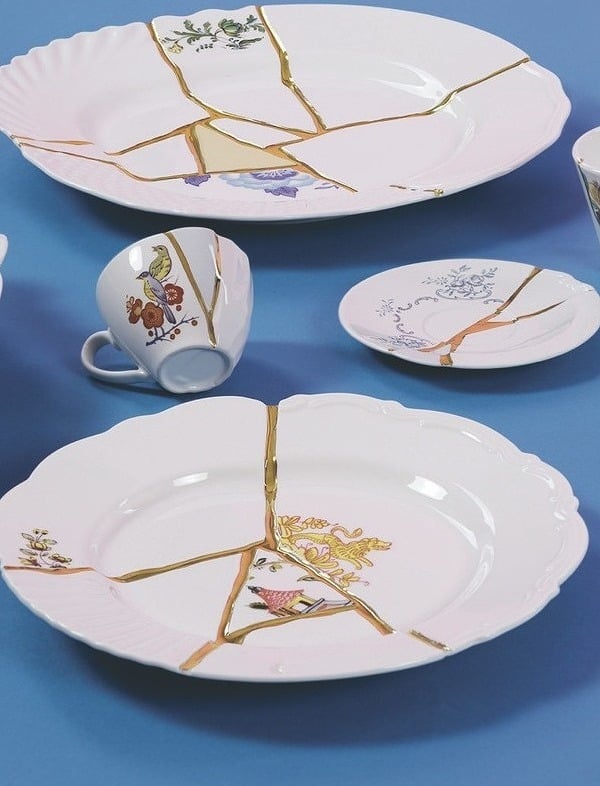 Talerz obiadowy Kintsugi 2
