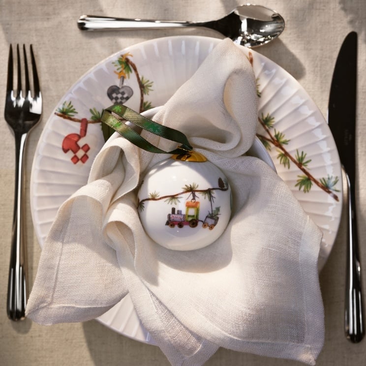 adorno Kahler para la mesa de Navidad