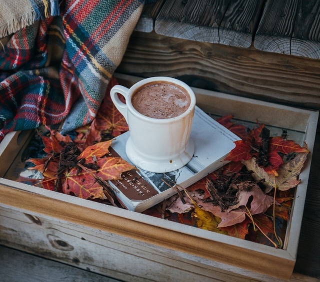 café automne couverture