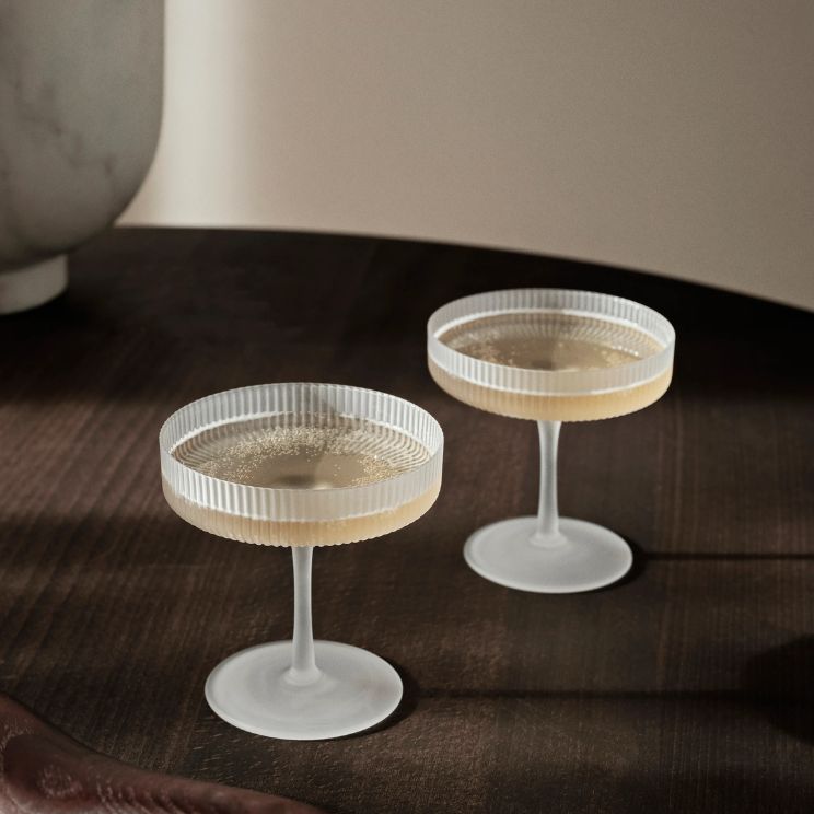kieliszki ripple od ferm living: mocktaile