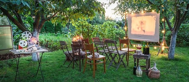 υπαίθριος κινηματογράφος καλοκαιρινός κινηματογράφος