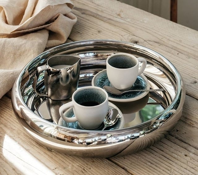 composition sur un plateau