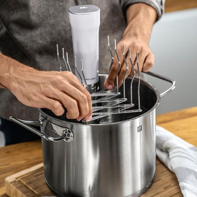 grille sur la cuisinière