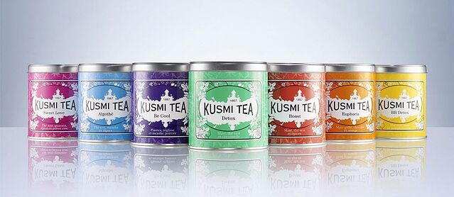 Kusmi čajevi svih boja u limenkama